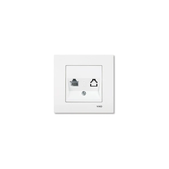 Viko Karre Numeris Telefon Prizi (Çerçeve Dahil) ürün görseli