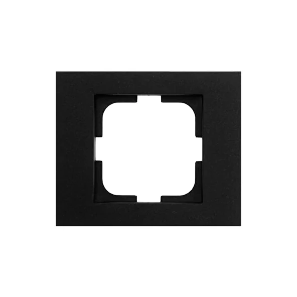 Uzm Light Ovivo Grano Siyah Tekli Çerçeve ürün görseli 1