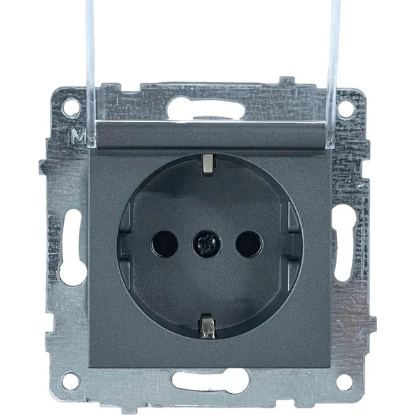 Viralighting Ovivo Grano Füme Kapaklı Priz - Resim 2