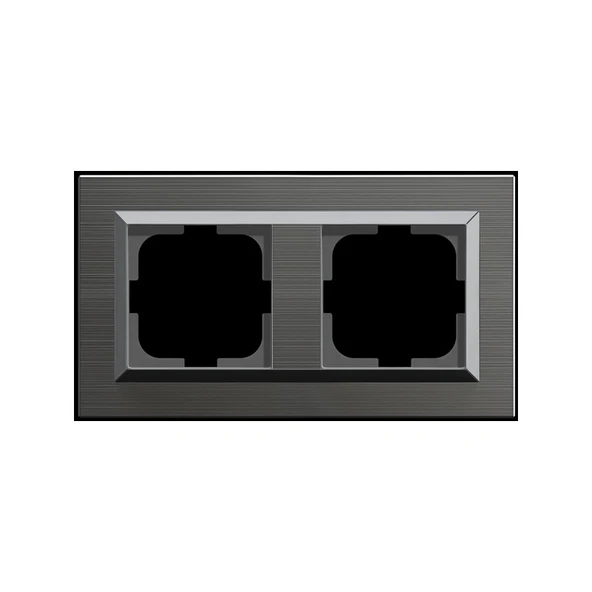 Ovivo Quantum Manyetik Gri İkili Çerçeve ürün görseli 1