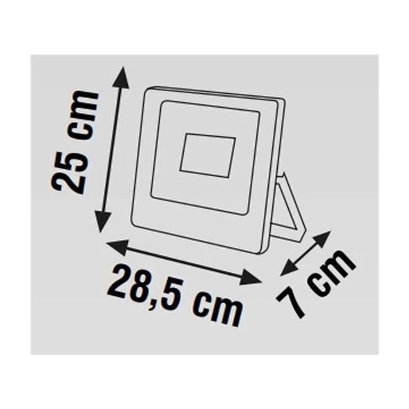 Kendal K2 100W 3000K Günışığı Işık Viyana Smd LED Projektör KLF614 - 3