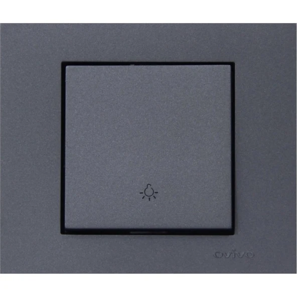 Ovivo Grano Füme Light Anahtar Çerçeveli ürün görseli