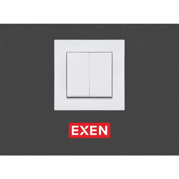 Exen Beyaz Modül+Kapak | Komütatör - 2