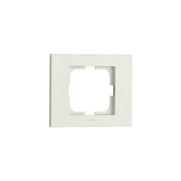 Ovivo Grano Beyaz Light Anahtar+Çerçeve - 2
