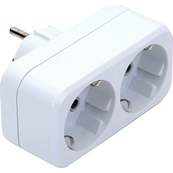 De-Pa Topraklı Golyat Fiş Priz 2'Li ürün görseli 1