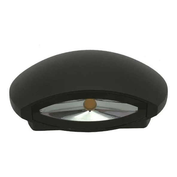 Ack Uzmlight Ack AH07-07901 2X3W 3000K Günışığı Çift Taraflı Dekoratif LED Duvar Apliği Siyah Alimunyum Gövde Armatür 2120000141898 - 2