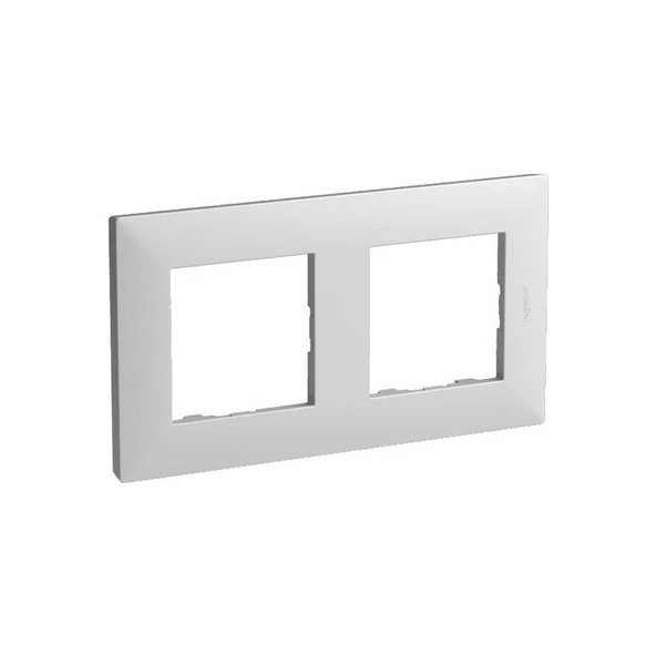 Legrand Raventi İkili Yatay Çerçeve Beyaz (2 ADET) ürün görseli 1