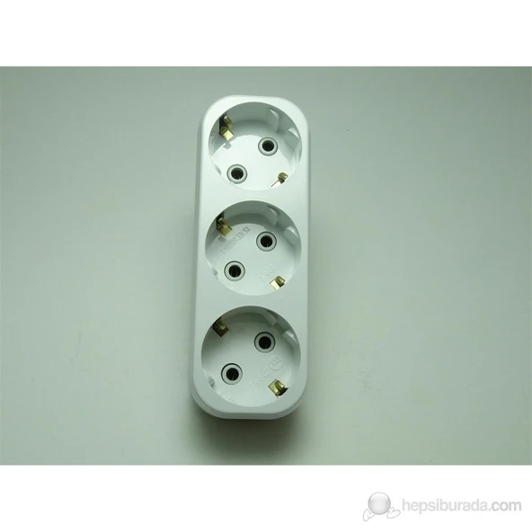 Makel Fiş 3'lü Makel Topraklı (Uzun Tip) - Resim 4