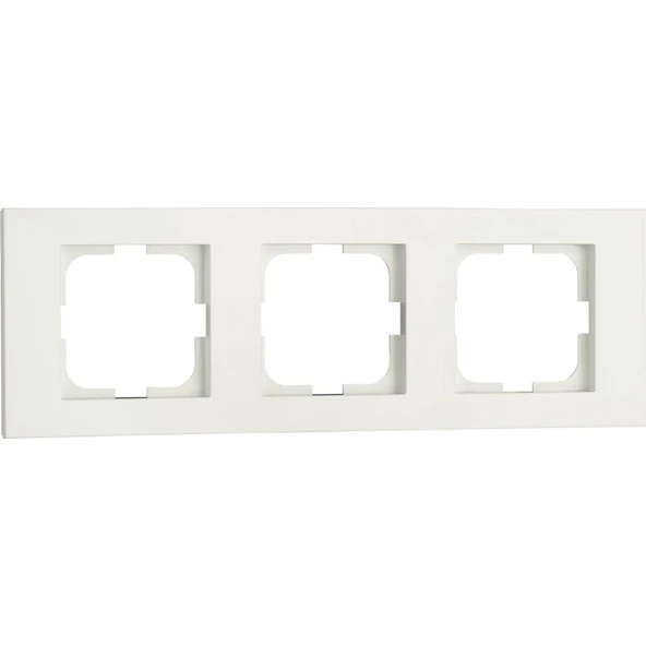 Ovivo Grano Beyaz Üçlü Çerçeve ürün görseli