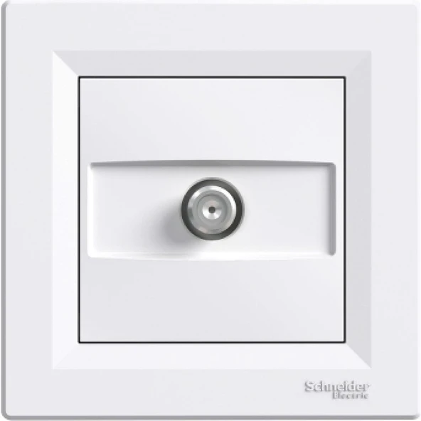 Schneider Schneıder - Asfora Beyaz Sat Priz Geçişli 4db Beyaz, Çerçeveli ürün görseli 1