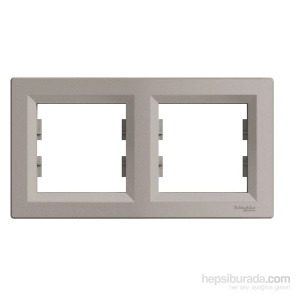 Schneider Electric Asfora Plus İkili Çerçeve Bronz ürün görseli 1