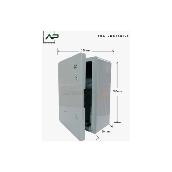 Uzm Light Adal Abs Pano Opal Kapak 300 x 400 x 170 mm Plastik Tabanlı ürün görseli