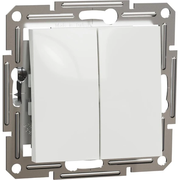 Schneider Asfora Beyaz Komütatör Vavien ürün görseli