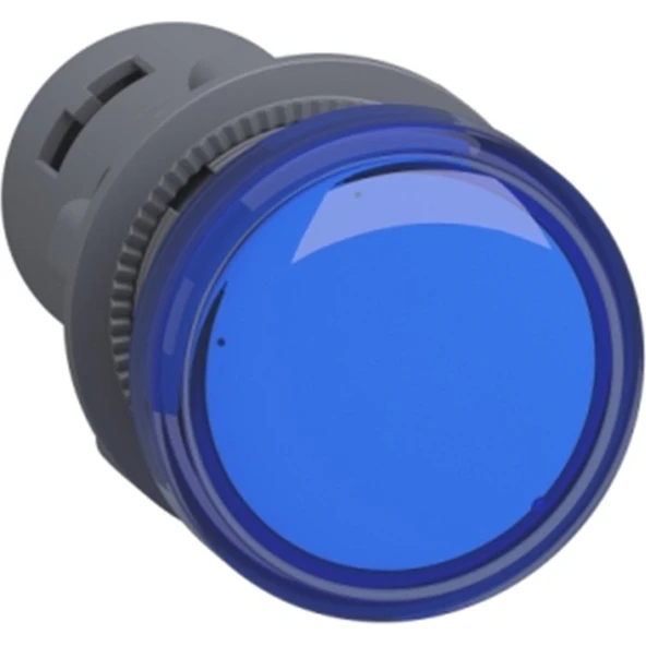 Schneider Electric XA2EVM6LC Sinyal Lambası, Plastik, Mavi, Ø 22 Mm, Ledli, 220…230V Ac ürün görseli