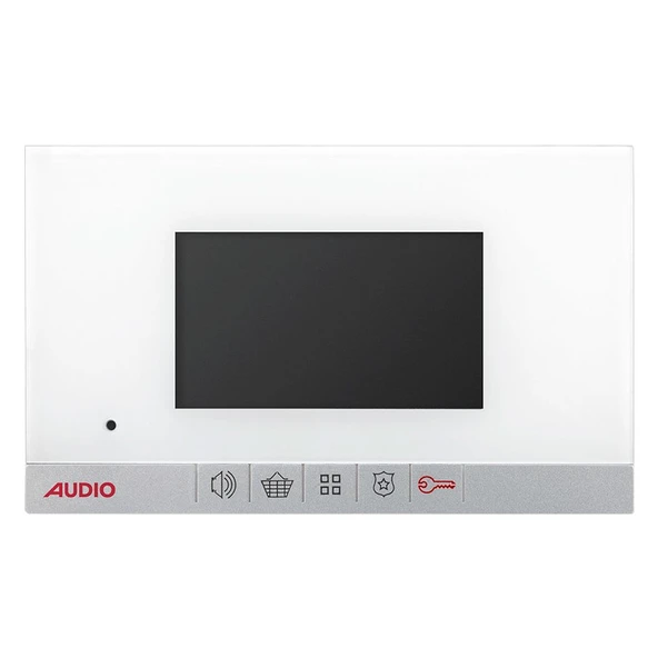 AUDIO 4.3'' Görüntülü Diafon Bus Plus Beyaz Renk ( Mekanik Butonlu 001180 ) ürün görseli