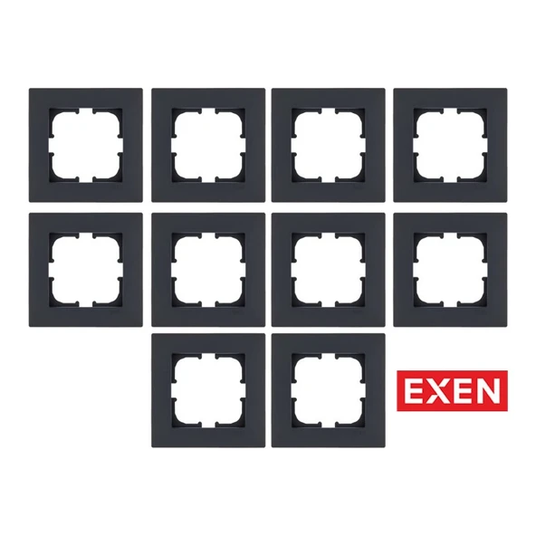 Exen Karell Füme Tekli Çerçeve 10ADET ürün görseli 1