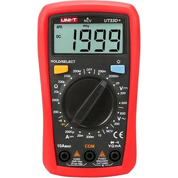 Uni-T UT33D+ Dijital Multimetre Ölçü Aleti ürün görseli