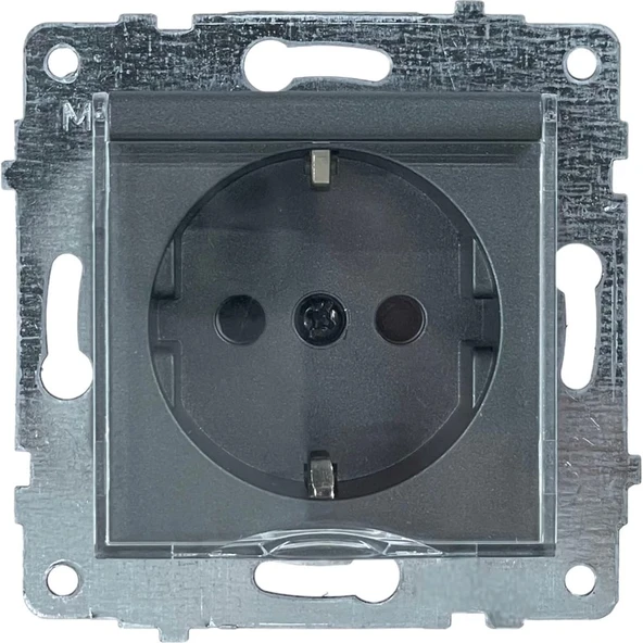 Viralighting Ovivo Grano Füme Kapaklı Priz - Resim 3