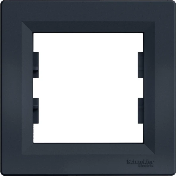 Schneider Asfora Tekli Çerçeve Antrasit ürün görseli