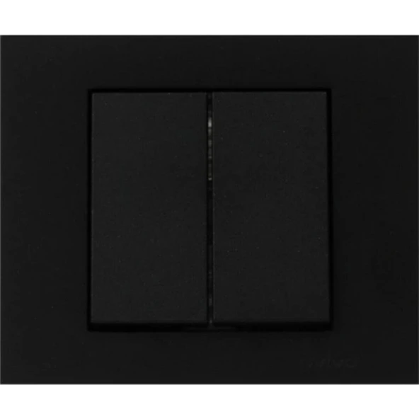 Ovivo Grano Siyah Komitatör Priz Ovivo Komitatör Siyah ürün görseli 1