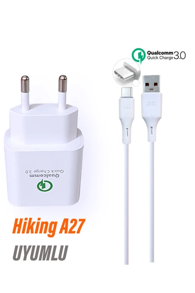 EXENAR Hiking A27 Uyumlu Şarj Aleti ve Kablosu ürün görseli