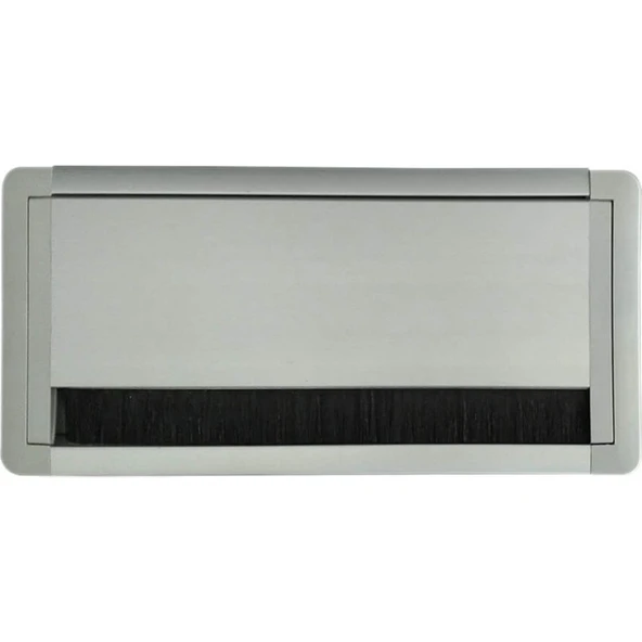 NE-AD 8 Modül Kapaklı Masa Üstü Priz Kutusu - Resim 3