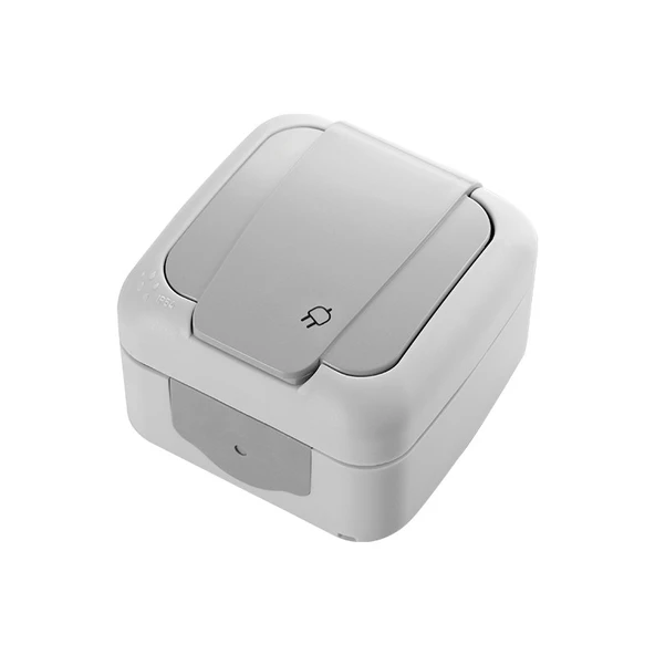 Viko Viko Palmiye Gri Topraklı Priz Ç.B. ürün görseli