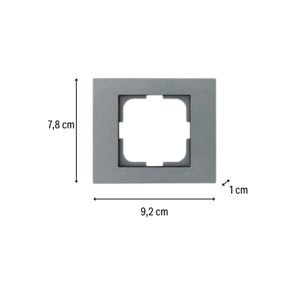 Ovivo Grano Füme Tekli Çerçeve 24'lü Paket - Resim 2