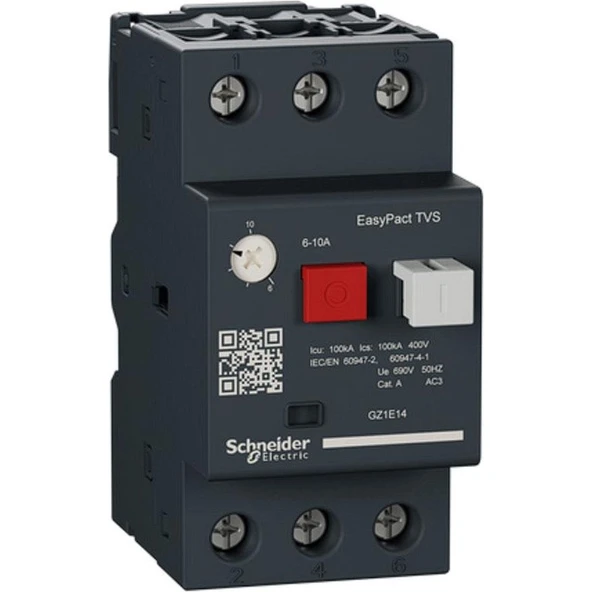 Schneider Gz1E14 Motor Koruma Şalteri 6-10A ürün görseli