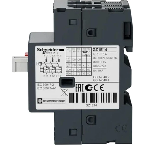 Schneider Gz1E14 Motor Koruma Şalteri 6-10A - Resim 4