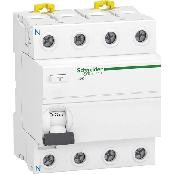 Schneider Electric 4P 25A Kaçak Akım Rölesi 30Ma A9R50425 ürün görseli 1