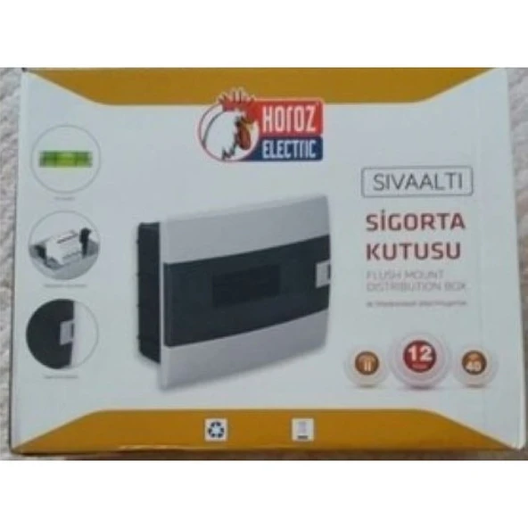 Horoz Elektrik Horoz 5 Adet 12Lİ Sıva Altı Sigorta Kutusu ürün görseli