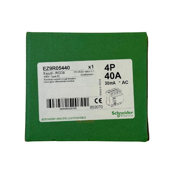 Schneider 4p 40A 30MA Kaçak Akım Rölesi - Resim 2