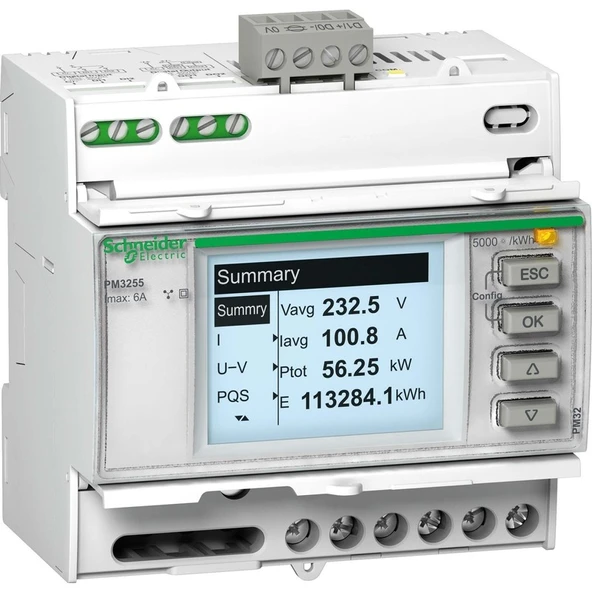 Schneider METSEPM3250 güç ölçer PowerLogic PM3250 RS485 ürün görseli