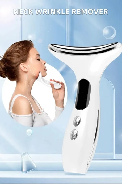 EXENAR Yüz Ve Boyun Masaj Aleti - EMS Güzellik Cihazı - Sıkılaştırıcı Etkili -Kırışıklık Karşıtı Bakım - Resim 2