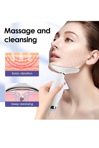 EXENAR Yüz Ve Boyun Masaj Aleti - EMS Güzellik Cihazı - Sıkılaştırıcı Etkili -Kırışıklık Karşıtı Bakım - Resim 7