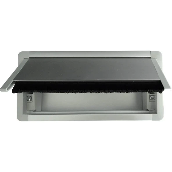 NE-AD 8 Modül Kapaklı Masa Üstü Priz Kutusu ürün görseli 1