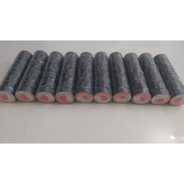 3M Temflex [100 Adet-Siyah] Pvc Elektrik Izolasyon Bandı - 1