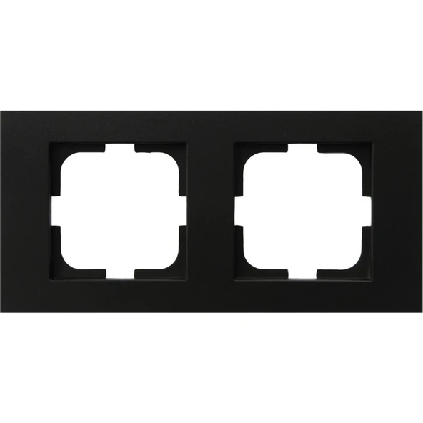 Ovivo Grano Siyah İkili Çerçeve ürün görseli