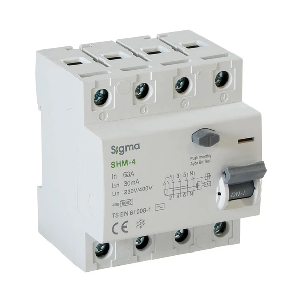 Sigma Elektrik SCRC03 Otomatik Yeniden Kurma Ünitesi + 4X63 30MA Kaçak Akım Rölesi - Resim 2