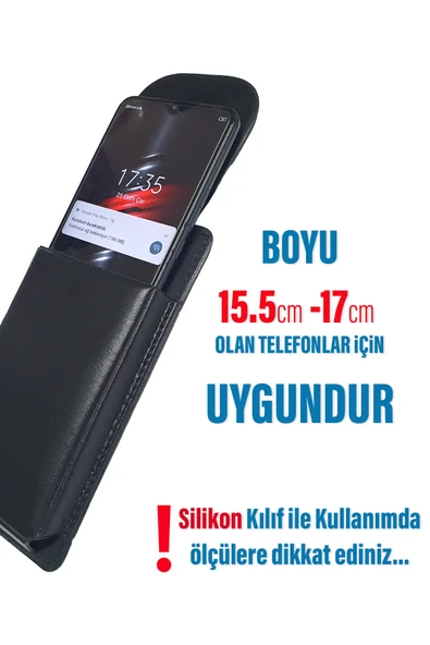EXENAR iPhone 16 PRO MAX Kemer Kılıfı - 16 Plus Bel Kemer Kılıf Kapaklı Çanta - Resim 3