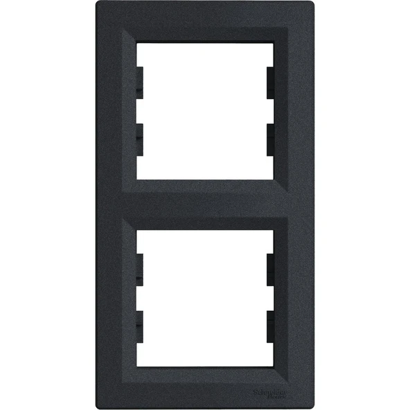 Schneider Electric Asfora Plus İkili Dık Çerçeve Antrst ürün görseli 1