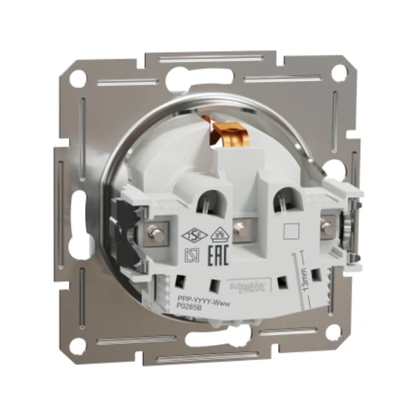 Schneider Electric Asfora Beyaz Toprakli Priz Çoc.kor. - Resim 2