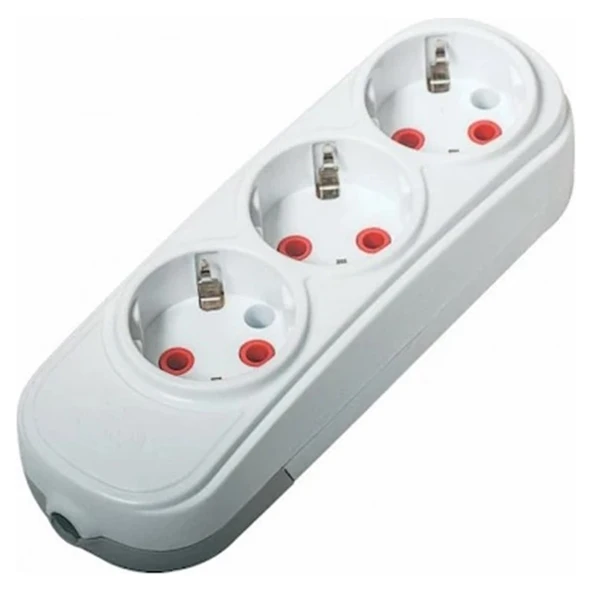 Ars 3'lü (Üçlü) Klemensli Topraklı Grup Priz ürün görseli 1