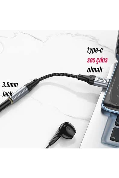 EXENAR Xiaomi15Ultra İçin Uyumlu Kulaklık AUX TYPE C Dönüştürcü Çevirci - 3