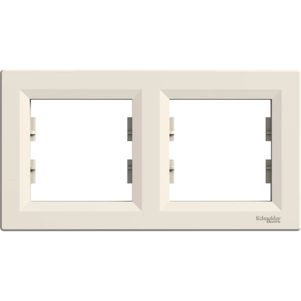 Schneider Asfora - 2'li Yatay Çerçeve, Krem EPH5800223 ürün görseli 1