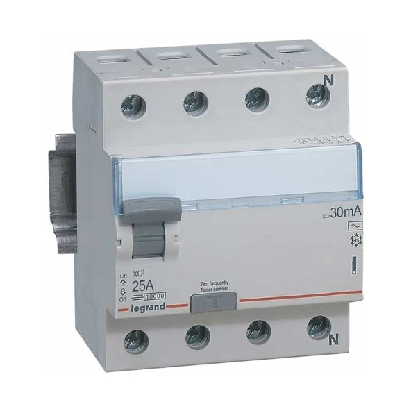 Legrand 4 x 25A 30MA Ac Tipi x c3 Kaçak Akım Koruma Anahtarı 403190 ürün görseli 1