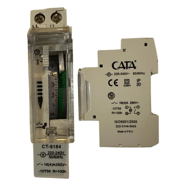 Cata CT-9184 16 Amper Rezerveli Zaman Saati (2 Adet) - Resim 5