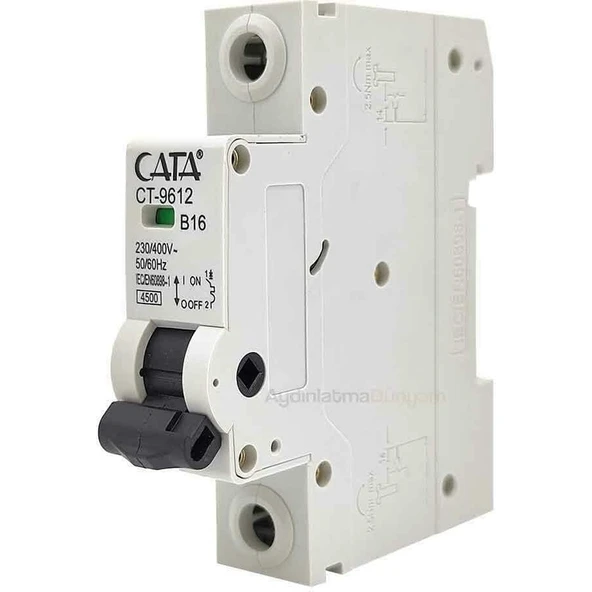 Cata CT-9612..16 Amper Sigorta B Tipi 4,5k Monofoze ürün görseli