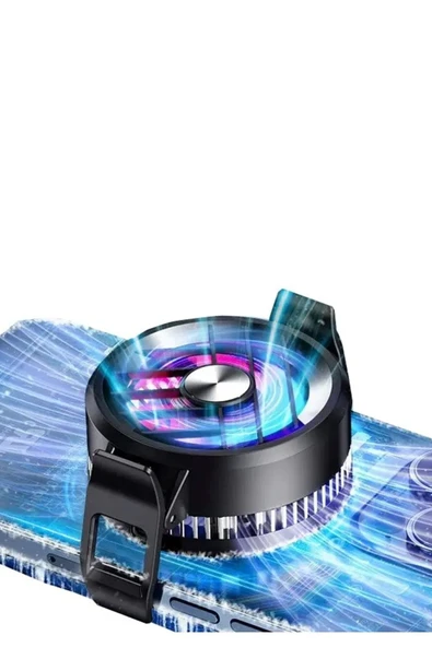 EXENAR Oyuncu Telefon Hava Soğutma Fanı Radyatör Sessiz Fan Telefon Soğutucu Tak Çalıştır - Resim 3